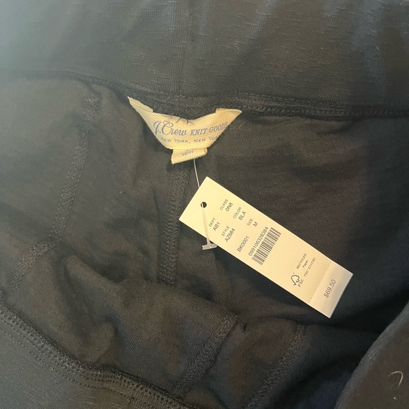 J. Crew NWT Men’s Black Elastic Joggers - Picture 4 of 4